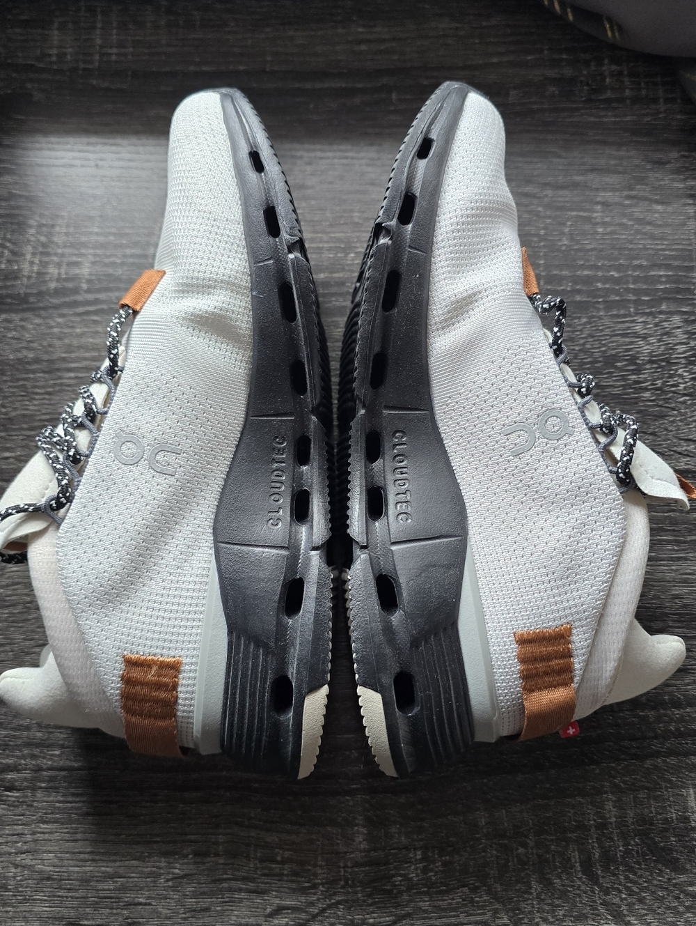 On Cloudnova Sneaker in White & Pecan - Picture 3 of 7